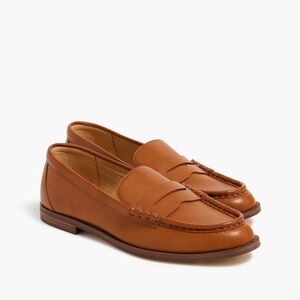 J. Crew Factory Tan Leather Loafers